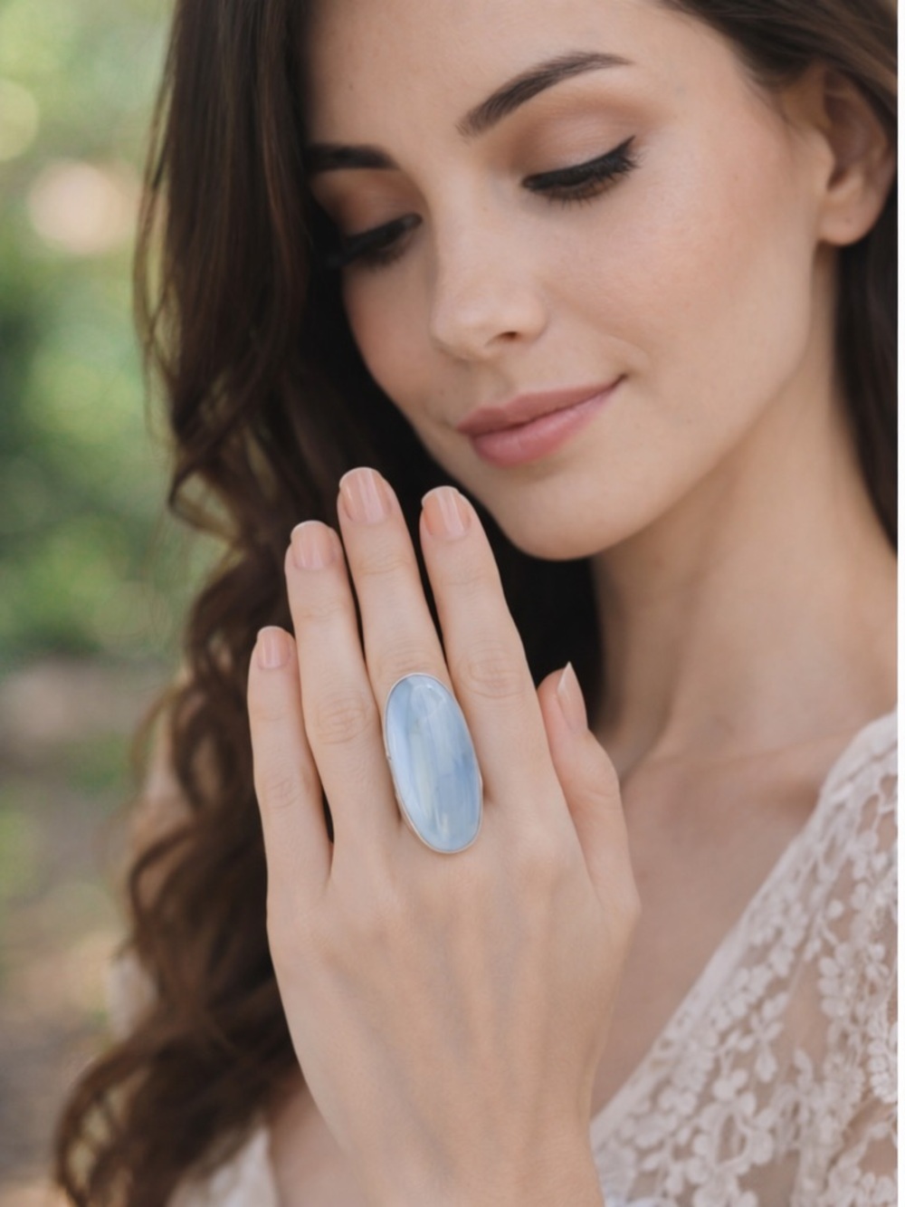 Authentic Owhyee Opal Sterling Silver Minimalist Ring